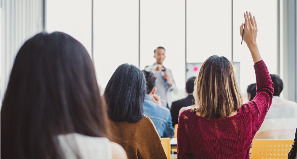 Adult learning class conference