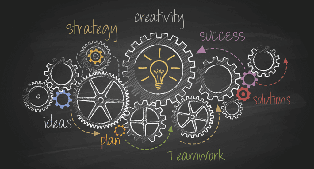 Strategic Plan Chalkboard