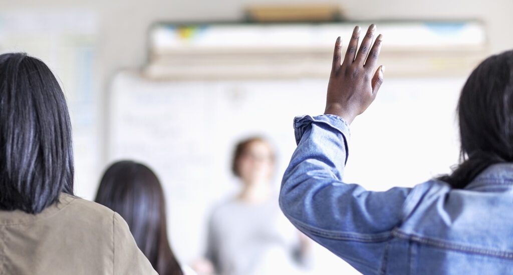 Students classroom high school