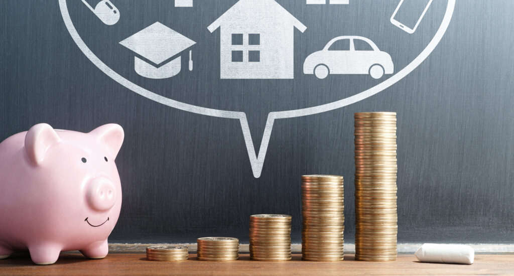 Piggybank Savings Chalkboard