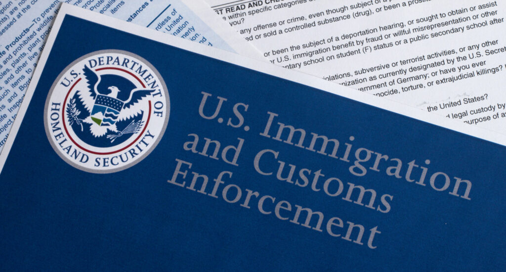 U.S. Immigration and Customs Enforcement document.