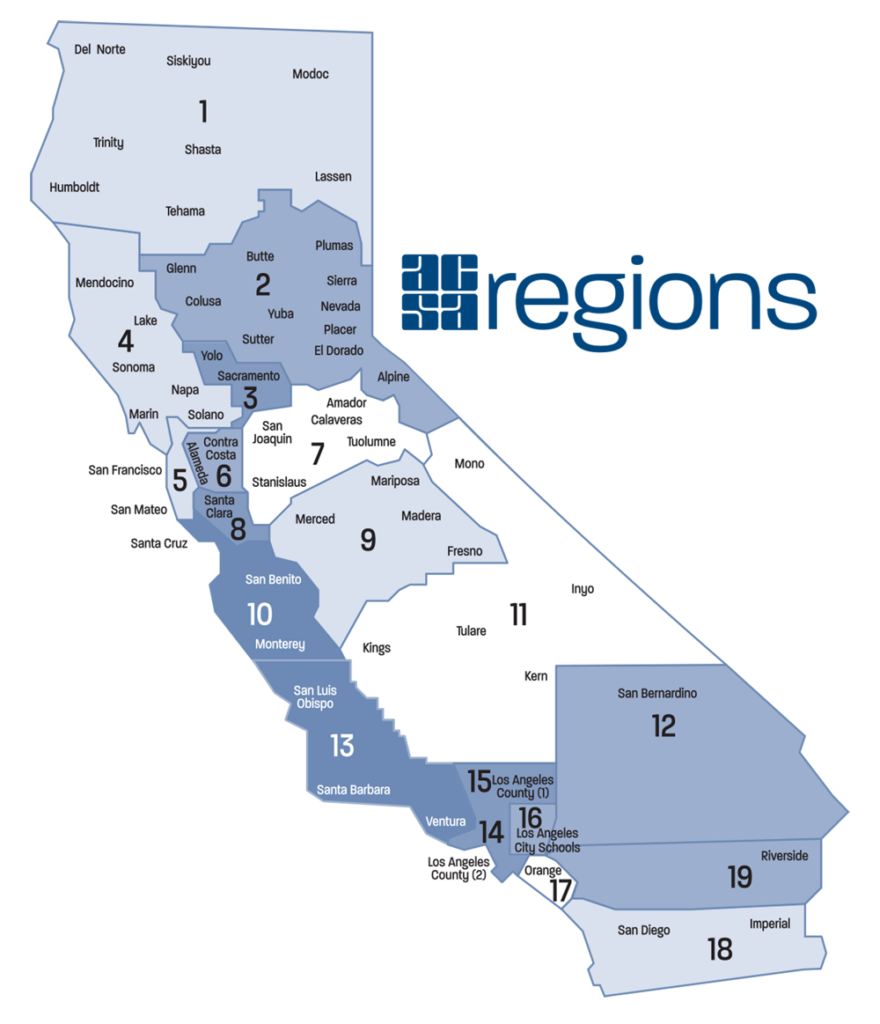 ACSA REGION MAP 226